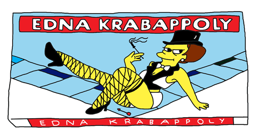 Edna Krabappel illustration
