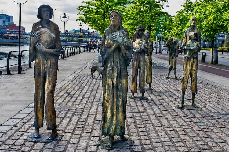Ireland population pre-famine vs today