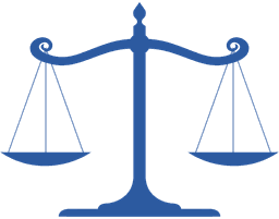 Scales of justice symbolising tax fairness